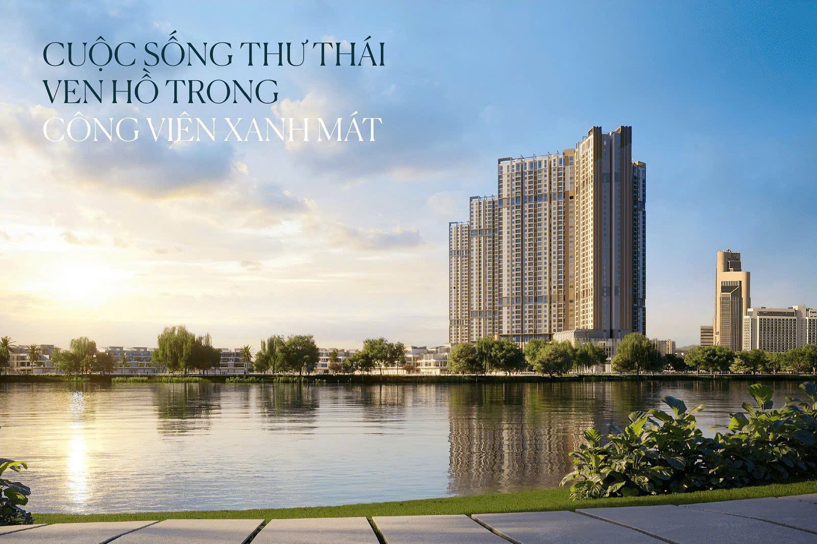 Căn hộ mặt hồ Gamuda Lakes Yên Sở – không gian sống view nước độc đáo