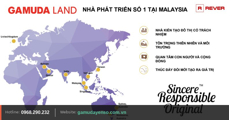 Chủ đầu tư Gamuda Land và các dự án bất động sản phát triển trên thế giới