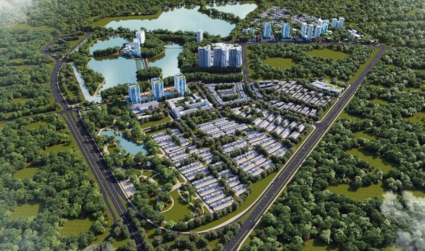 Toàn cảnh khu đô thị Gamuda City 274 ha tại Yên Sở quận Hoàng Mai Hà Nội – tổng quan các phân khu Gamuda Gardens, Gamuda Lakes và HH2 Gamuda Central Park
